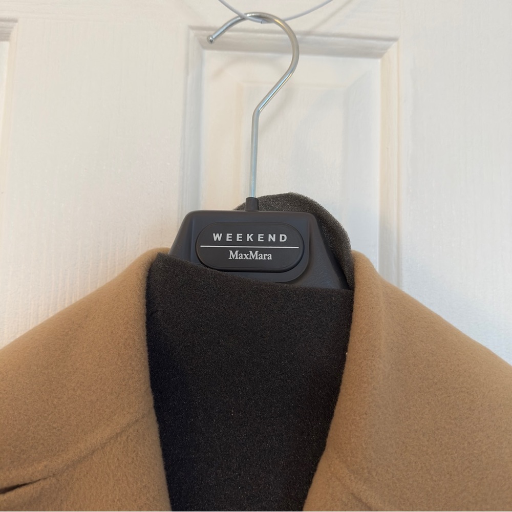 MaxMara Weekend Wool Robe Coat Size 4 - Picture 3 of 7